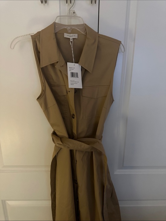 Lafayette 148 New York Dresses & Skirts - Lafayette 148 Sleeveless Belted Shirt Dress
